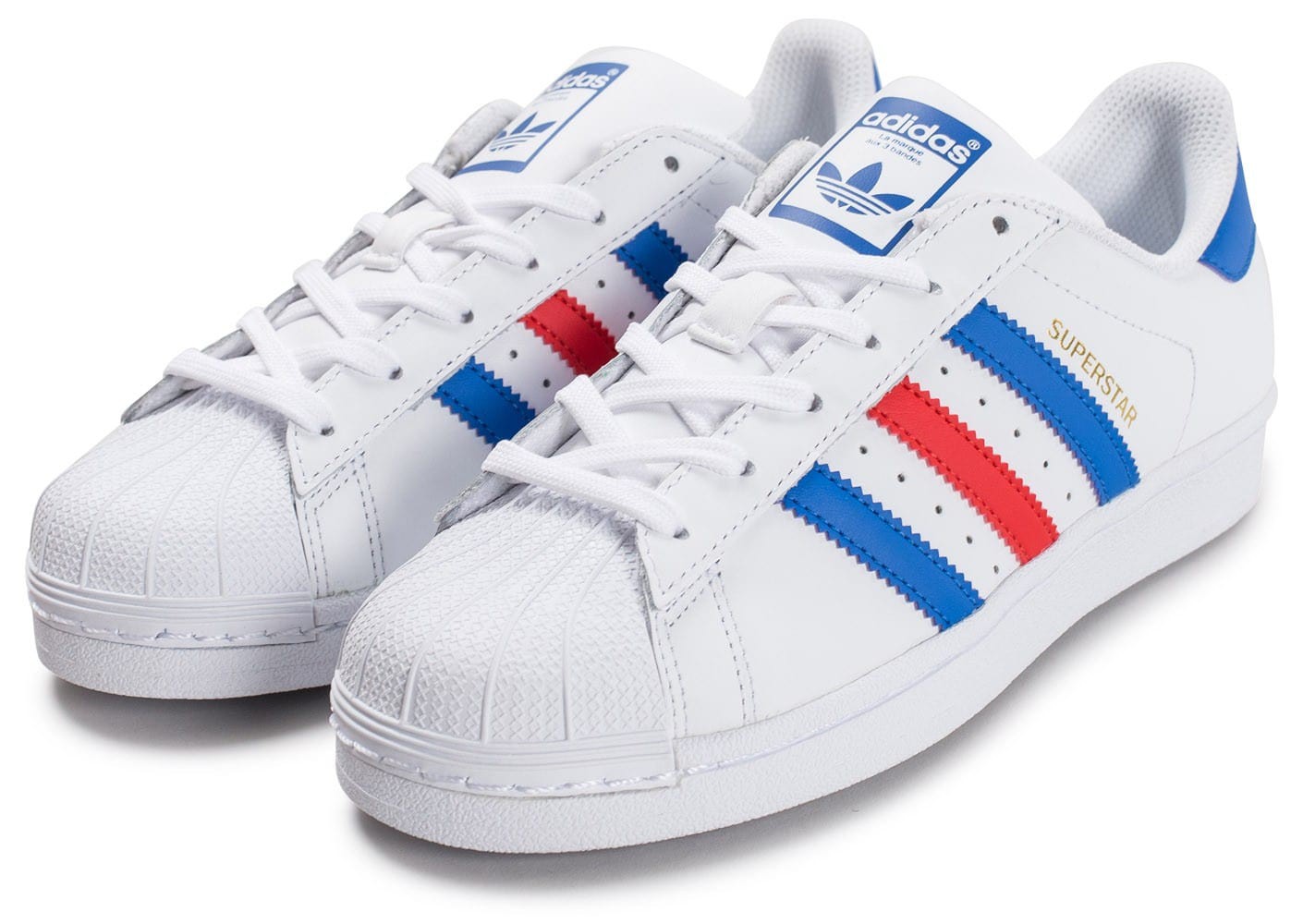 basket adidas bleu blanc rouge