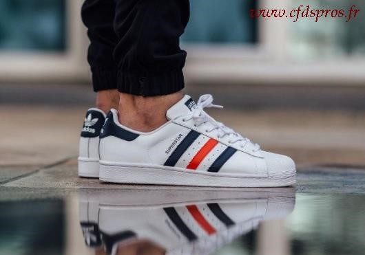 adidas superstar bleu blanc rouge homme