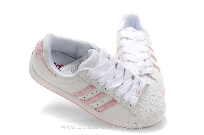 basket adidas fille superstar rose