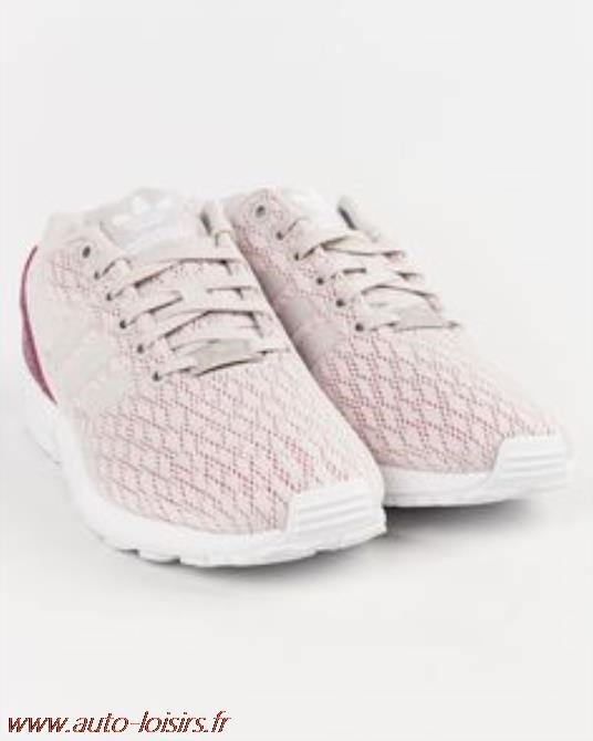 adidas zx flux fille rose