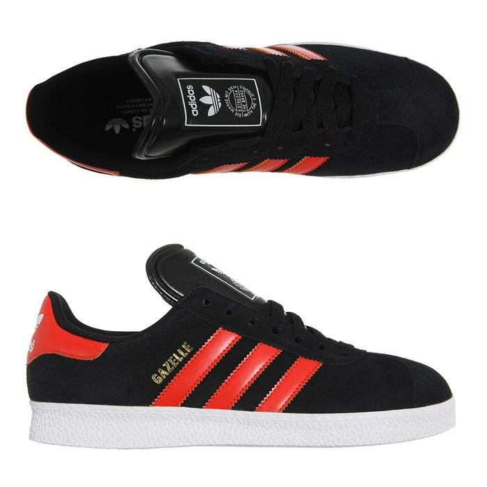 adidas gazelle noir et rouge