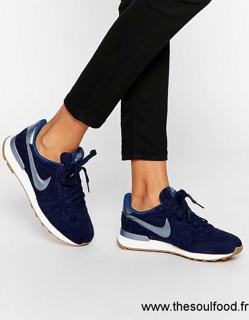 basket femme nike bleu